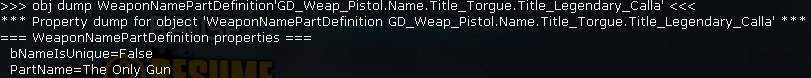 Obj dump containing new info