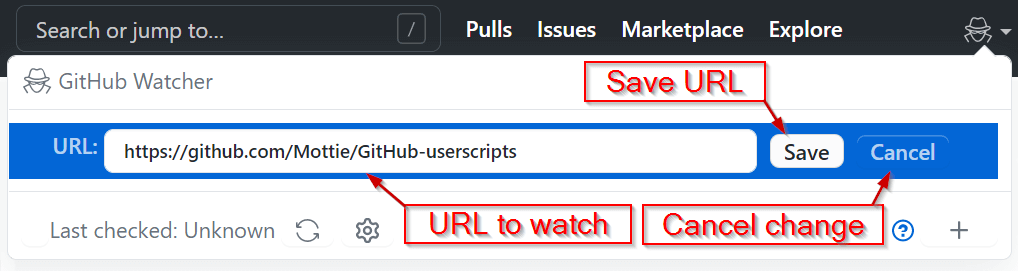 save url