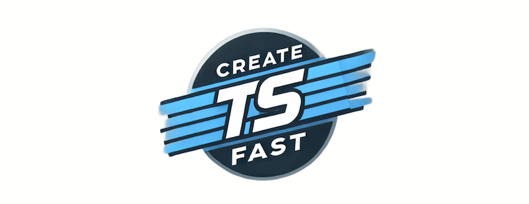 Create TS Fast Logo
